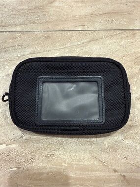 Tumi Small Black Travel Passport ID Accessory Pouch